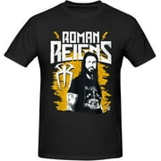 Roman Reigns Youth \u0026 Adult Men Guys Short-Sleeve Cotton T-Shirts, Round Neck Top Clothing Shirt for Men